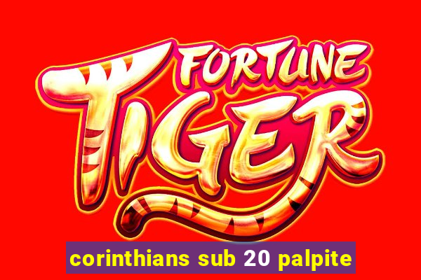 corinthians sub 20 palpite